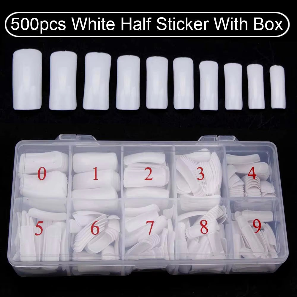 500Pcs/ Box Artificial Nail Tips 