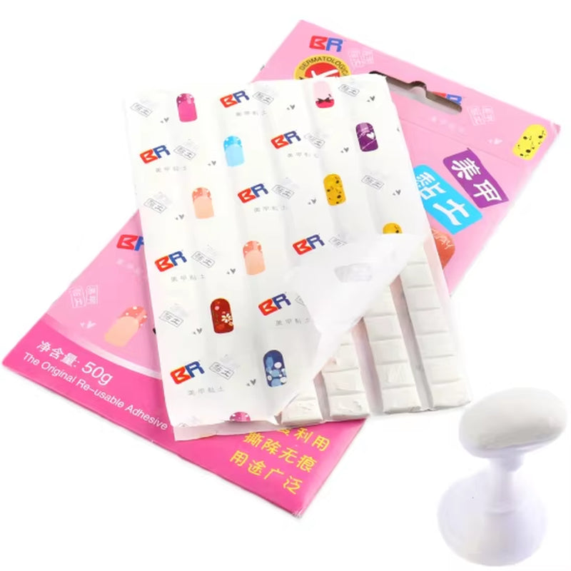 1 Pack Nail Adhesive Removable Glue Clay For Stand Holder Display 