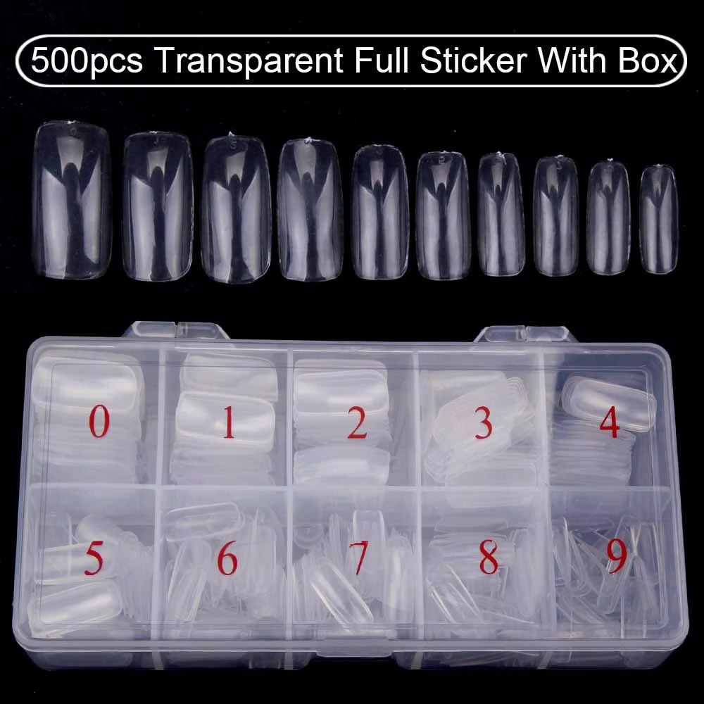 500Pcs/ Box Artificial Nail Tips 