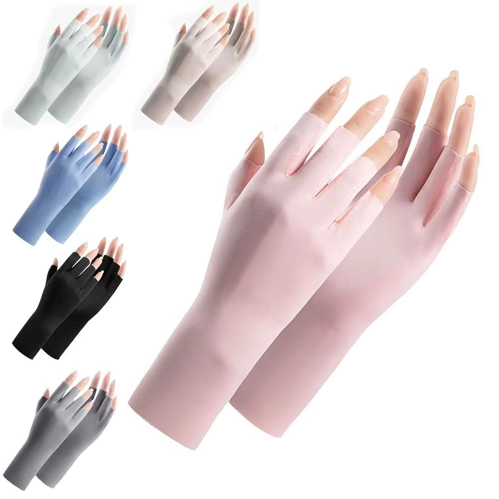 UV Protection Gloves For Nail Artists salon