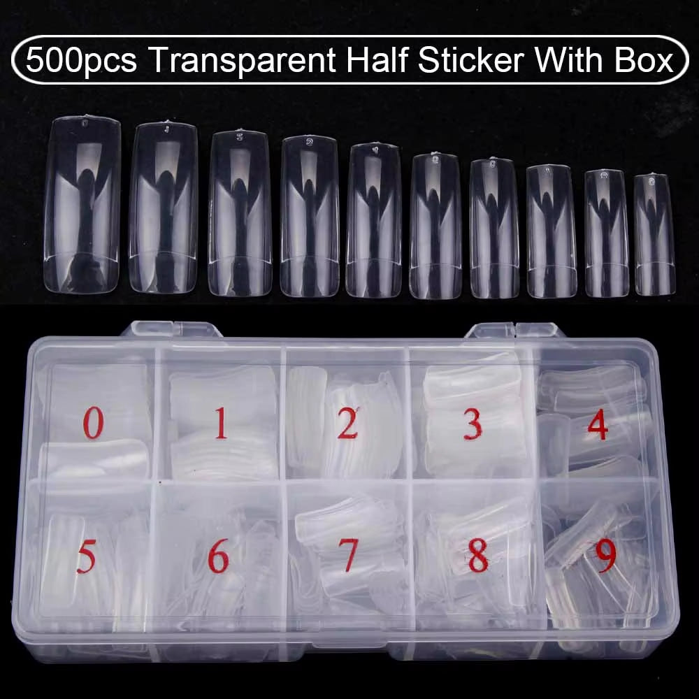 500Pcs/ Box Artificial Nail Tips 