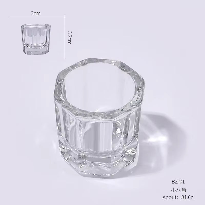 Acrylic Cup Acrylic Powder Liquid Crystal Glass Dish Bowl 