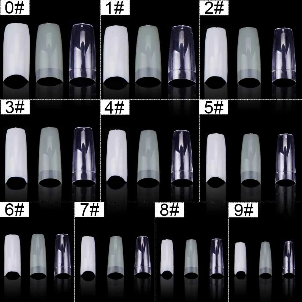 500Pcs/ Box Artificial Nail Tips 