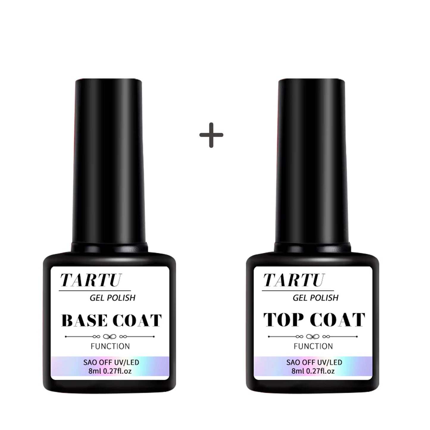 Gel Nail Art Set with Base Coat and Diamond Top Coat,Matte Top ,Soak off Gel Nail Polish 