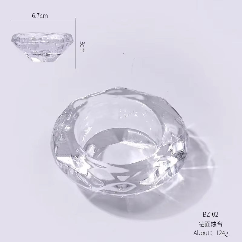 Acrylic Cup Acrylic Powder Liquid Crystal Glass Dish Bowl 