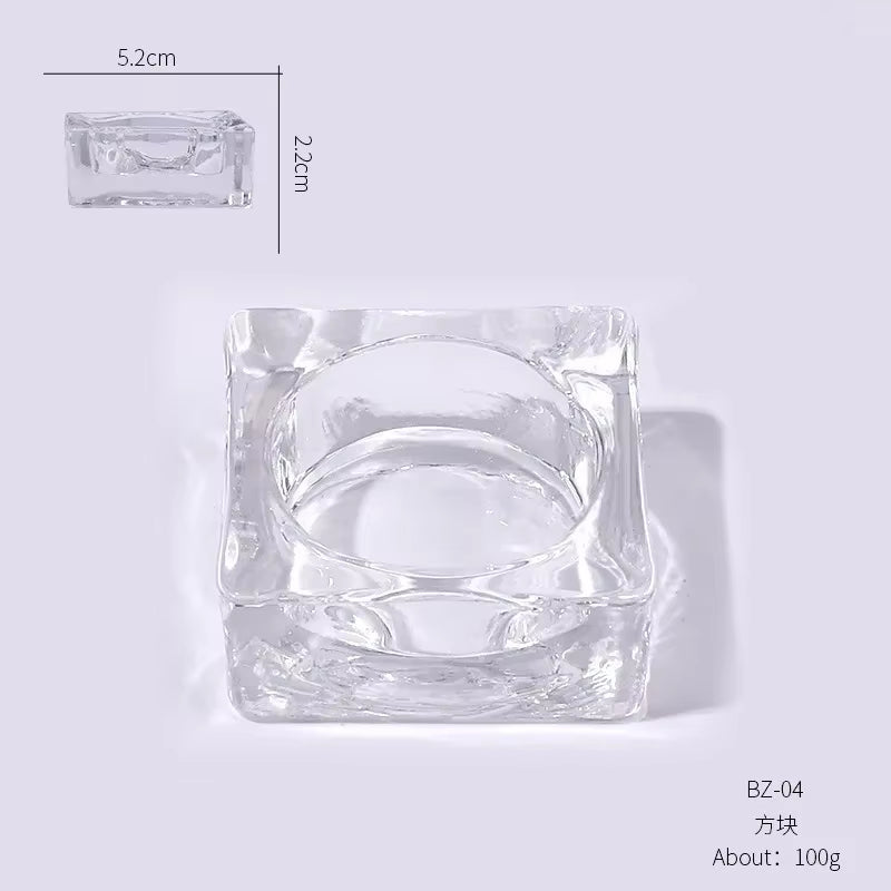 Acrylic Cup Acrylic Powder Liquid Crystal Glass Dish Bowl 