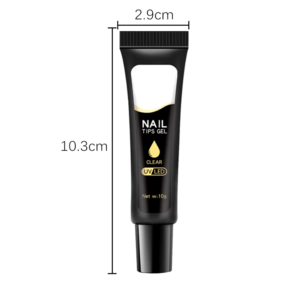 10G UV/LED Nail Glue Gel UV S Ahesive Solid Tube Nail Tip Glue Gel Polish Bonder Manicure Supplies