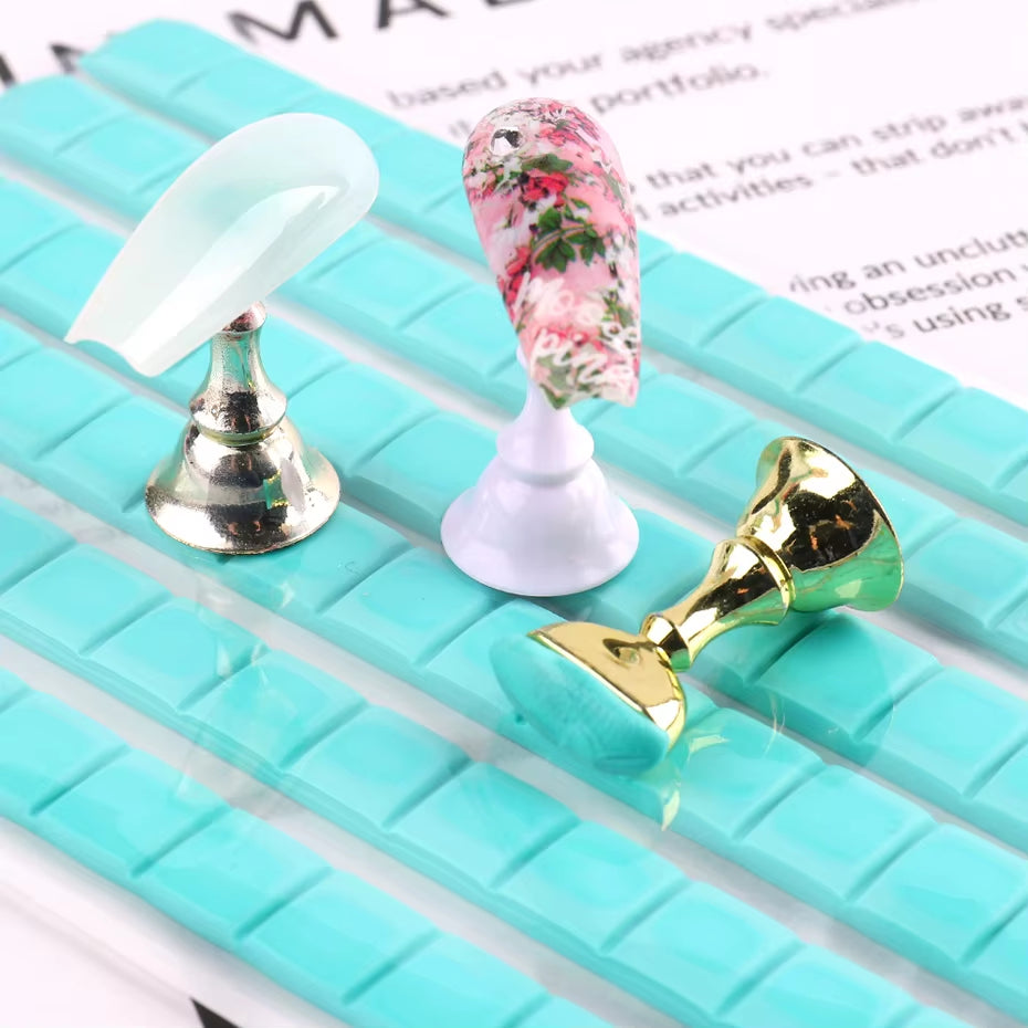 1 Pack Nail Adhesive Removable Glue Clay For Stand Holder Display 