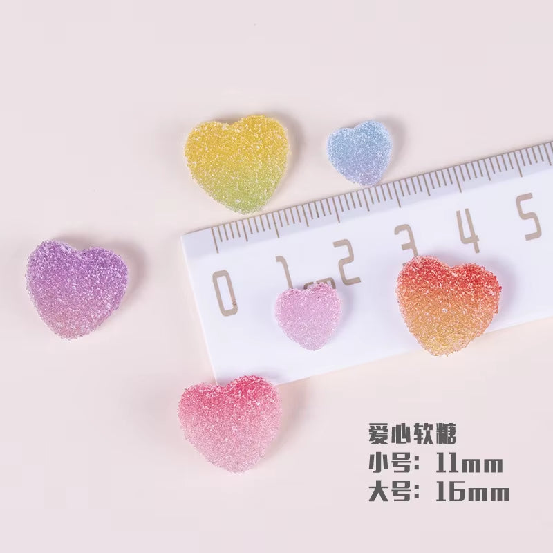 20Pcs Soft Candy Nail Charms 