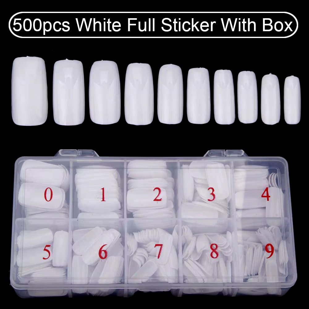 500Pcs/ Box Artificial Nail Tips 